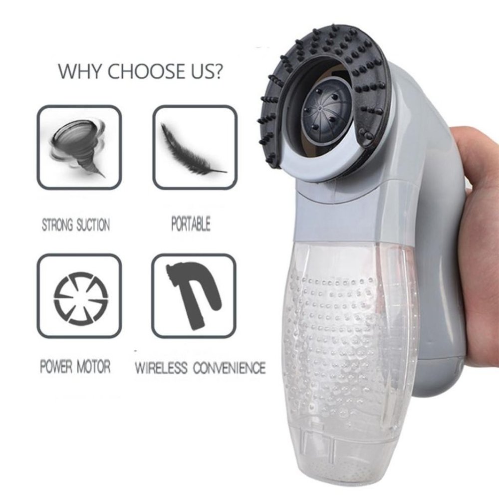 Pet Shedding Tool Hair Fur Remover Puppy Electric Hair Shedding Grooming Brush C